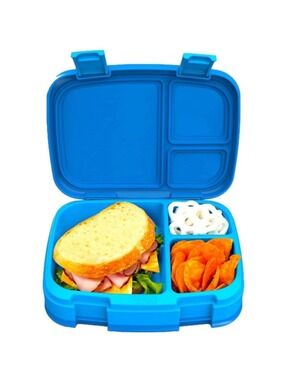 Bentgo 4 Compartment Lunch Box Portion Kids Teens Adults Blue